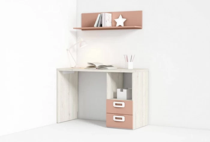 Escritorio juvenil de 120 cm, Mod. Parks