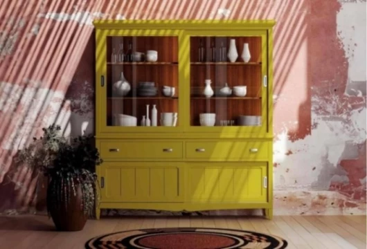 Vitrina corredera de 192 cm, Mod. Amberes Vitrinas de salón en Bilbao