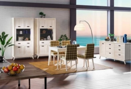 Vitrina-platero de 100 cm, Mod.Rodas Vitrinas de salón en Bilbao