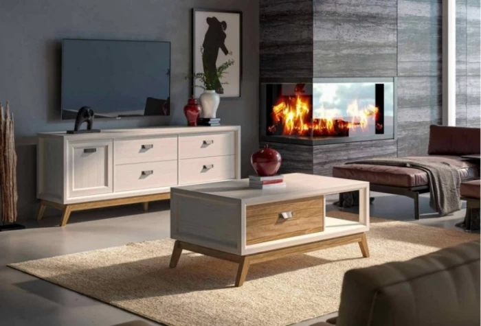 Mesa de centro 110 cm, Mod. Rodas Mesas de centro en Bilbao