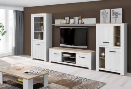 Aparador alto de 87 cm con 2 puertas y estantes, Mod. Frisco Aparadores en Bilbao