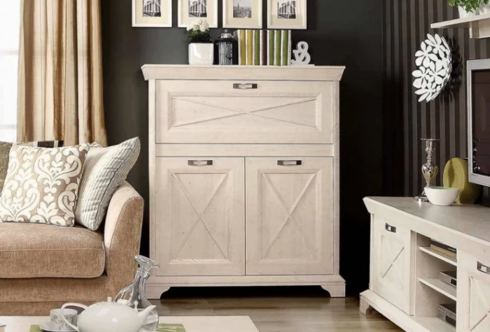 Bodeguero de 123 cm con 2 puertas y 1 abatible, Mod. Miami Aparadores en Bilbao