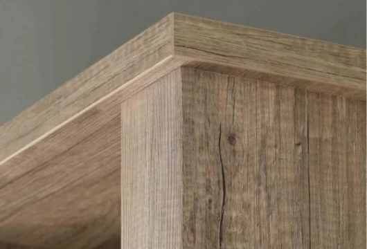 Vitrina de 111 cm con 1 puerta y 1 puerta de cristal, Mod. Arlington Vitrinas de salón en Bilbao