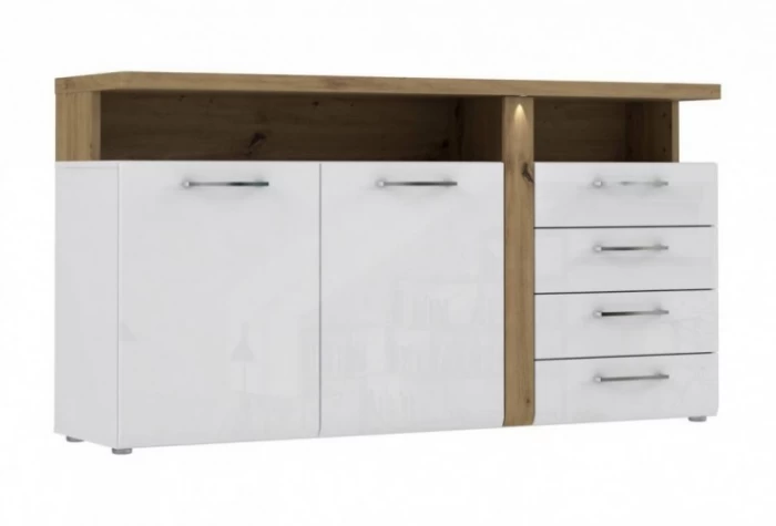 Aparador con led de 163,2 cm, Mod. Zutalu Aparadores en Bilbao