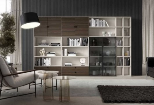 Mueble de salón de 369 cm, Mod. Alair Estanterias de salon en Bilbao