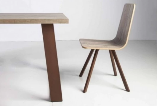 Mesa de comedor fija con patas metálicas Dublín Mesas de comedor en Bilbao