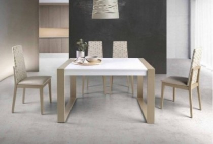 Mesa de comedor con 2 aperturas Atlantis Mesas de comedor en Bilbao