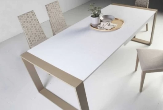 Mesa de comedor con 2 aperturas Atlantis Mesas de comedor en Bilbao