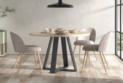 Mesa comedor redonda fija, Mod. Buba Mesas de comedor en Bilbao