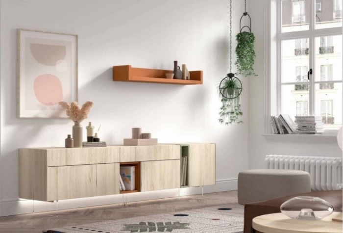 Mueble de salón de 242 cm, Mod. Terraba Muebles de Salón en Bilbao