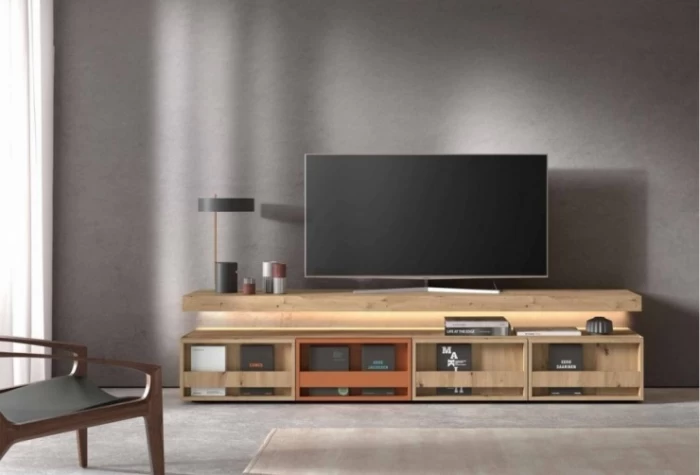 Mueble de tv de 242 cm, Mod. Terraco Muebles de TV en Bilbao