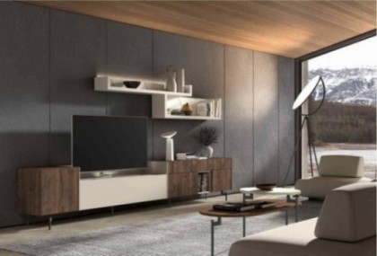 Mueble de salón de 319 cm, Mod. Brown Muebles de Salón en Bilbao