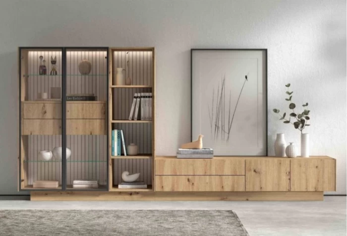 Mueble de salón de 318 cm, Mod. Tesan Muebles de Salón en Bilbao