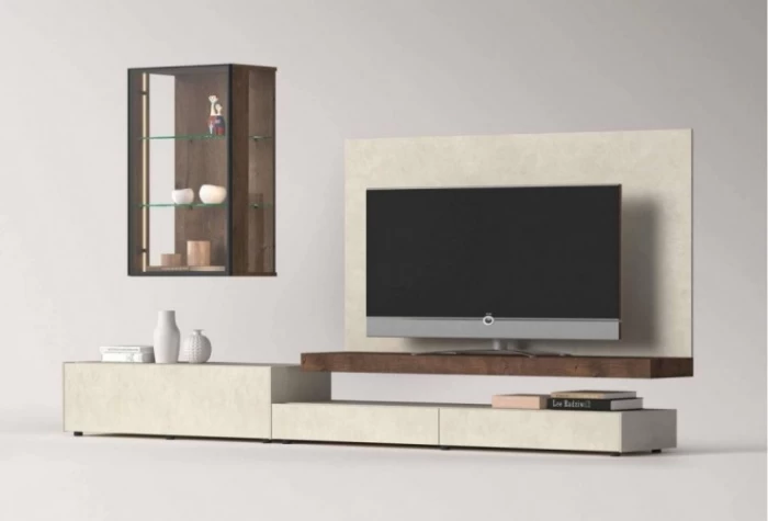 Mueble de salón de 310 cm, Mod. Rocla Muebles de Salón en Bilbao