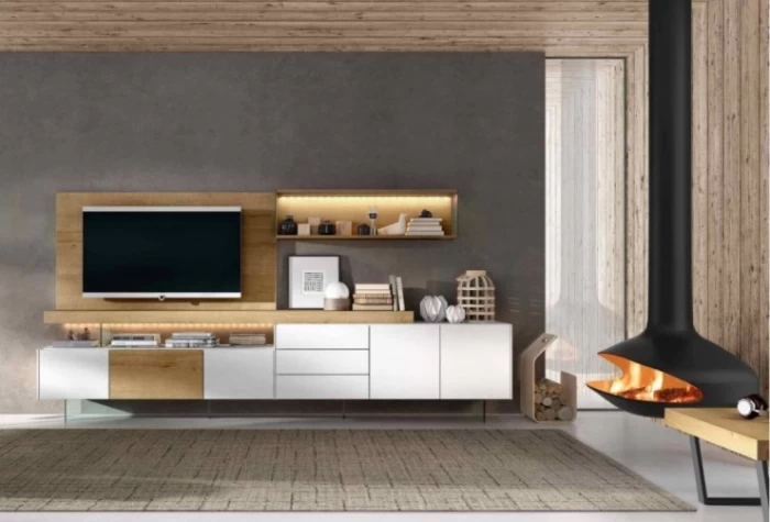 Mueble de salón de 303 cm, Mod. Rona Muebles de Salón en Bilbao