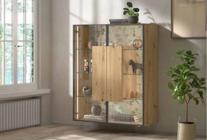 Vitrina de 120 cm, Mod. Arpo Vitrinas de salón en Bilbao