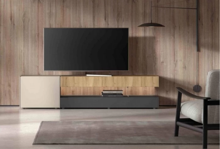 Mueble de tv de 213 cm, Mod. Odiseo Muebles de TV en Bilbao