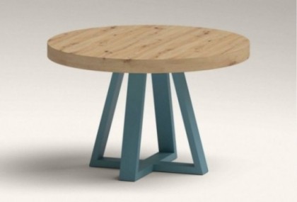 Mesa comedor redonda fija de 120cm, Mod. Roarve Mesas de comedor en Bilbao