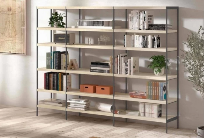 Estantería de 244 cm, Mod. Teco Estanterias de salon en Bilbao