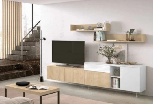 Mueble de salón de 300 cm, Mod. Aupa Muebles de Salón en Bilbao