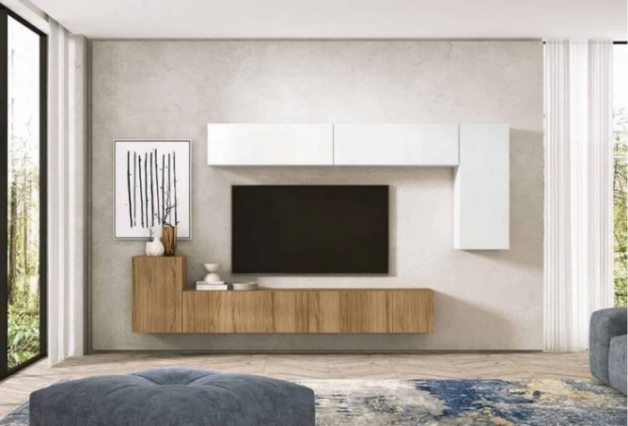 Mueble de salón de 300 cm, Mod. Menton Muebles de Salón en Bilbao