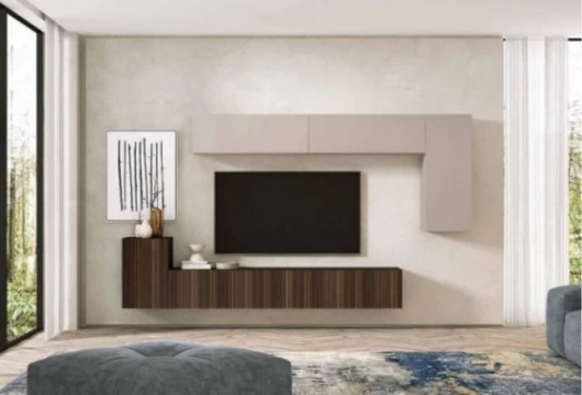 Mueble de salón de 300 cm, Mod. Menton Muebles de Salón en Bilbao
