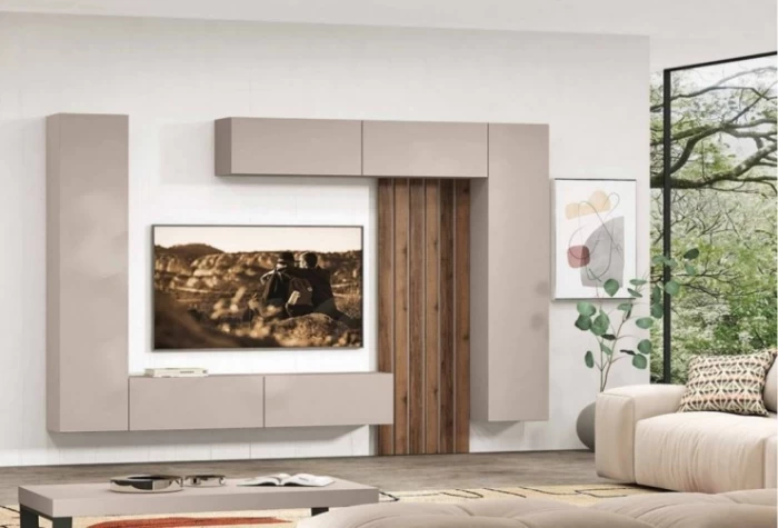 Mueble de salón de 300 cm, Mod. Musgo Muebles de Salón en Bilbao