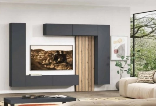 Mueble de salón de 300 cm, Mod. Musgo Muebles de Salón en Bilbao