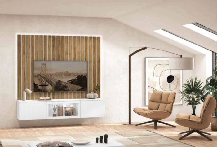 Mueble de salón de 200 cm, Mod. Bena Muebles de Salón en Bilbao