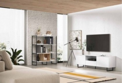 Mueble de tv y estantería, Mod. Lisco Muebles de Salón en Bilbao