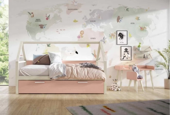 Dormitorio juvenil sin armario, Mod. Gummi Dormitorio Completo juvenil en Bilbao