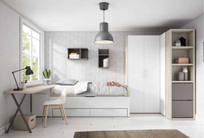 Dormitorio juvenil, Mod. Walinda Dormitorio Completo juvenil en Bilbao