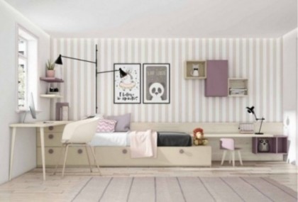 Dormitorio juvenil con 2 escritorios, Mod. Barry Dormitorio Completo juvenil en Bilbao