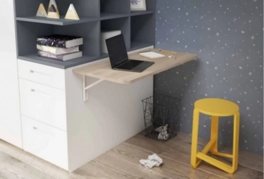 Dormitorio juvenil con cama tren, Mod. Jerry