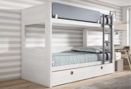 Dormitorio juvenil con litera, Mod. Akela
