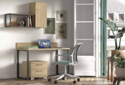 Escritorio y estantería, Mod. Lero