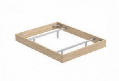 Bancada cuadrada para somier de 150 cm, Mod. Libio Bancadas de cama en Bilbao