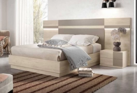 Bancada cuadrada con arcón batiente, Mod. Julio Bancadas de cama en Bilbao