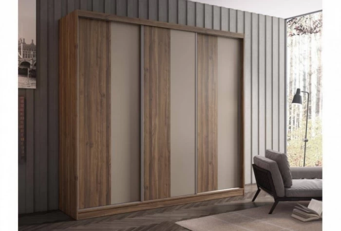 Armario de 280 cm con 3 correderas, Mod. Egan Armarios de Dormitorio en Bilbao