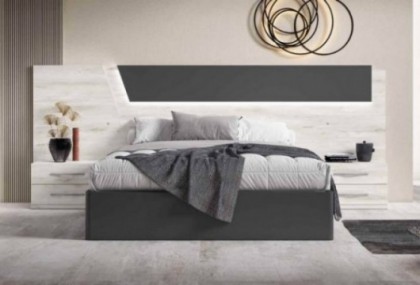 Cabecero de cama y 2 mesitas Mod. Catania Conjuntos Dormitorio en Bilbao