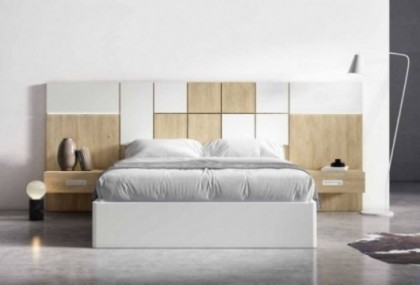 Cabecero de cama y 2 mesitas Mod. Lecce Conjuntos Dormitorio en Bilbao