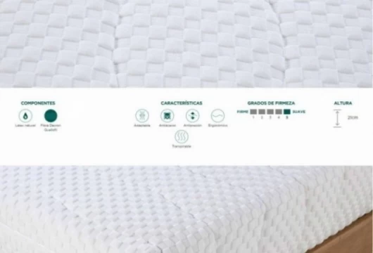Colchón látex natural, Mod. Natural Colchones en Bilbao
