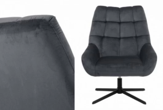 Sillon giratorio pie central gris, Mod. Domen Sillones en Bilbao