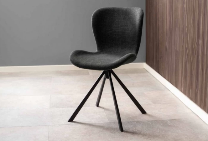 Silla de comedor gris oscuro, Mod. Bilta Sillas de Comedor en Bilbao