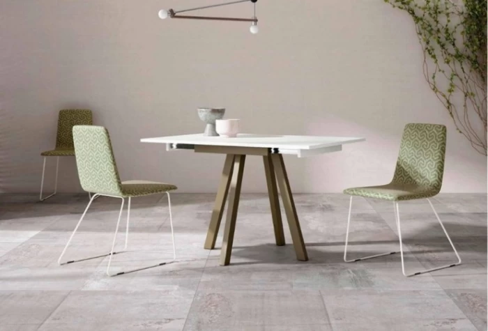 Mesa de comedor extensible 80 cm, Mod. Naira Mesas de comedor en Bilbao