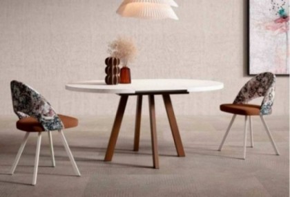 Mesa de comedor Ø 1 extensible, Mod. Argonia Mesas de comedor en Bilbao