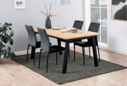 Silla de comedor gris oscuro, Mod. Nademi Sillas de Comedor en Bilbao
