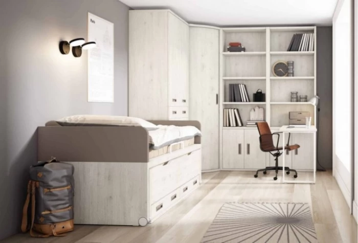 Dormitorio juvenil completo, Mod. Alexander Dormitorio Completo juvenil en Bilbao