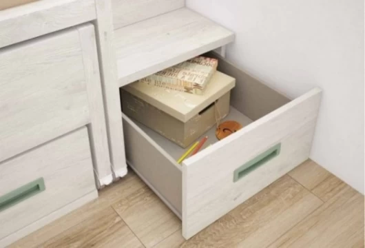 Dormitorio juvenil armario rincón, Mod. Annette Dormitorio Completo juvenil en Bilbao