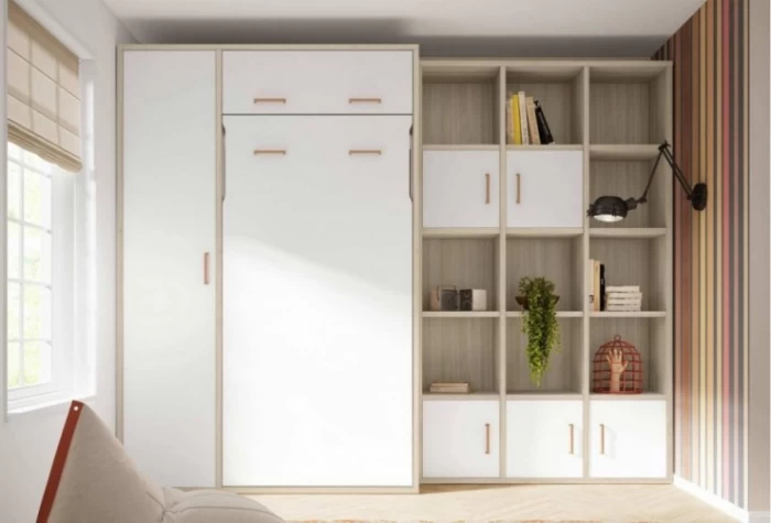 Dormitorio juvenil con cama desplazable, Mod. Alistair Camas abatibles en Bilbao